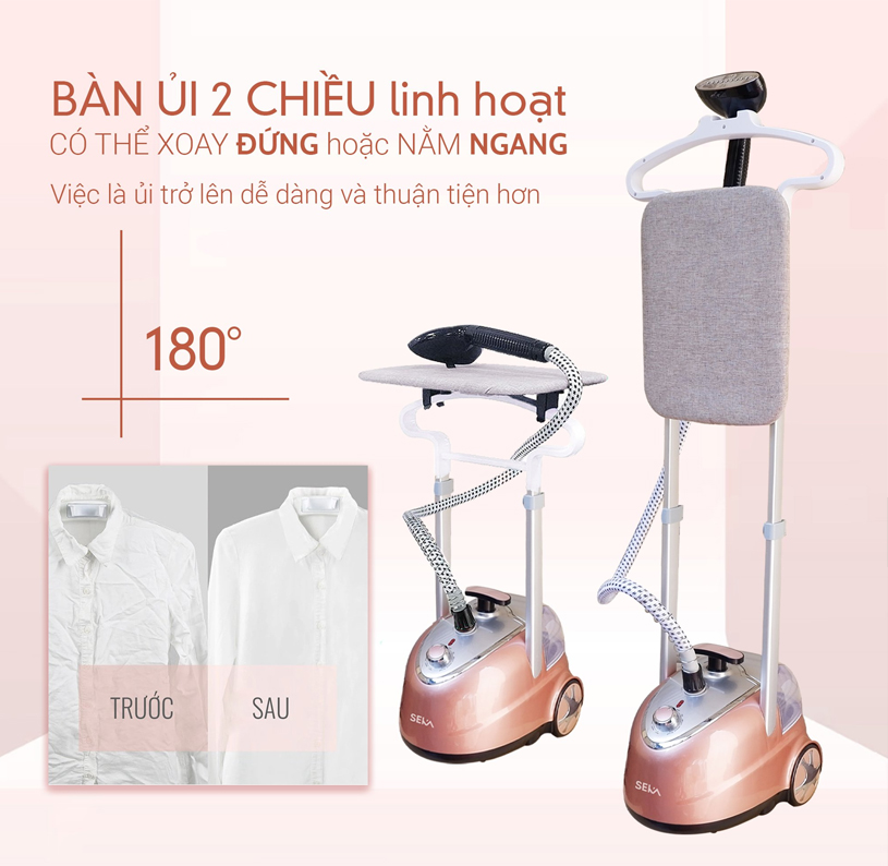 Bàn ủi hơi nước đúng linh hoạt 